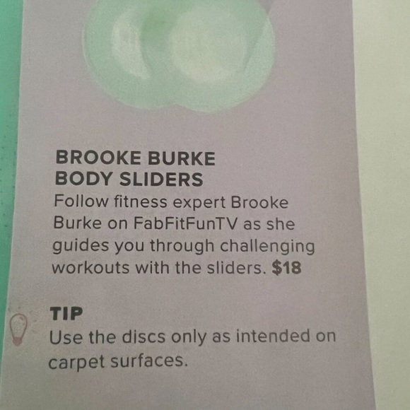 Fitness bundle Matt strap and Blue Body by Brooke Burke Core Discs - Picture 12 of 13